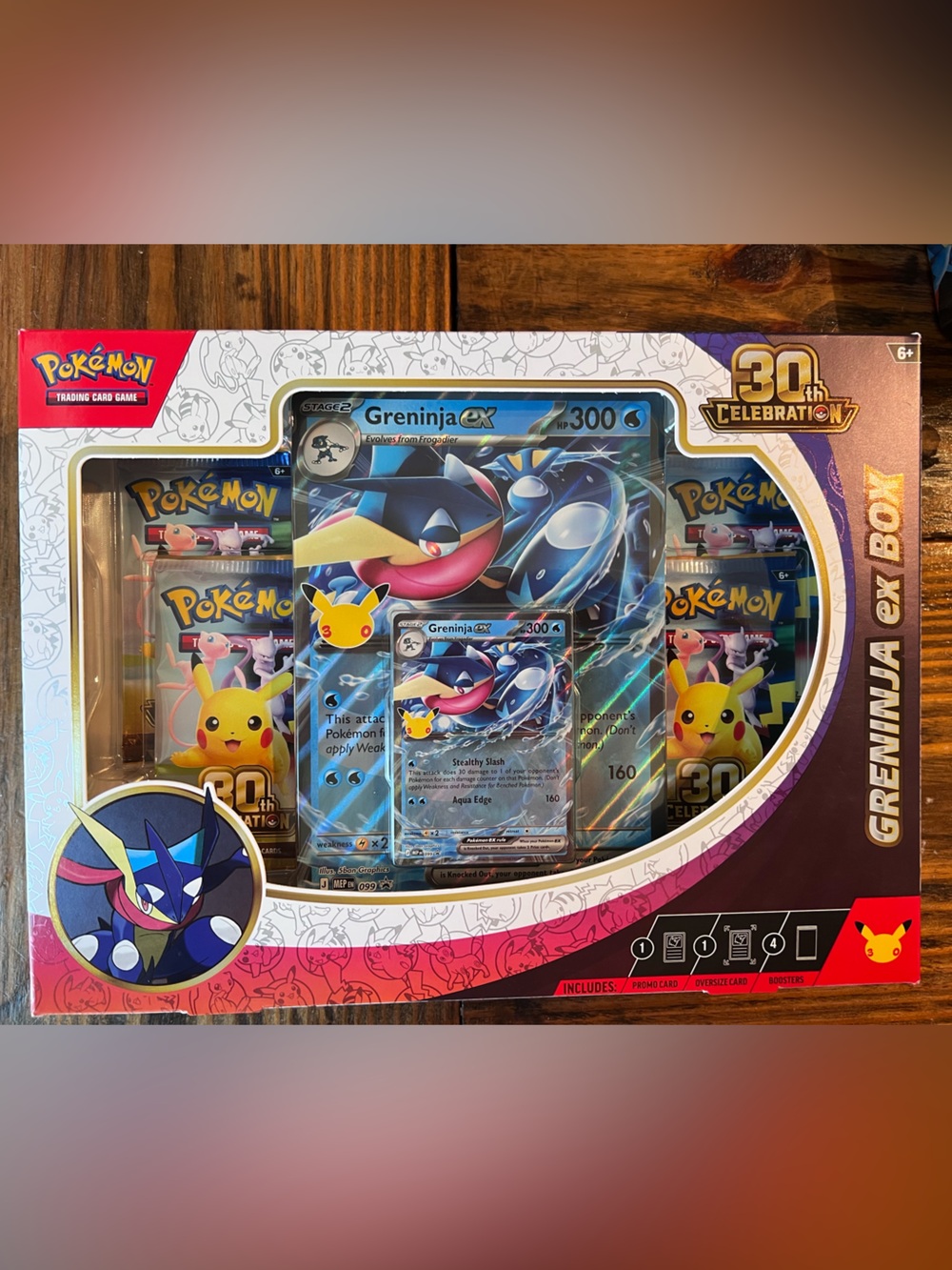 Authentic Factory Sealed Pokemon 30th Celebration Greninja EX Box